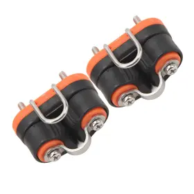As The Description Shows 089433004291 2pcs Cam Cleat Ball Bearing Marine Boat Fast Entry Rope Wire Fairlead