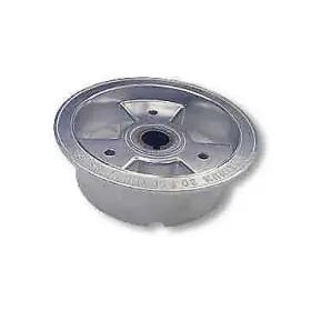 8009 Azusa 6 Inch Tri-star Wheel One Half Only With 1 Steel Insert Id 1/4 Keyway