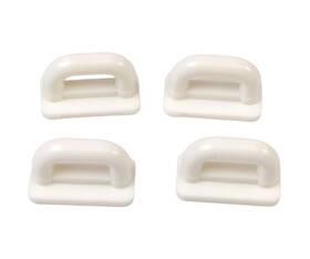 Bainbridge Pa008/4 Marine Sailboat Plastic 3/4 Inch Internal Flat Sail Slide 4-pack