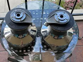 32st-2spd Barient Sailboat Winches 32st Stainless Pair