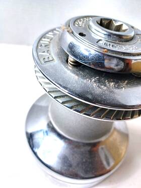 Barient 678934 Winch ... Stainless Sailboat Duel Speed 40 St Fs 2-speed Self-tailing