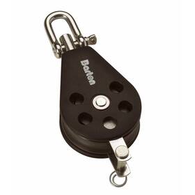 Barton Marine N02131 Size 2 35mm Plain Bearing Pulley Block Single Swivel And Becket N0213