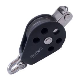 Barton Marine N03131 Size 3 45mm Plain Bearing Pulley Block Single Swivel And Becket N0313