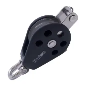N03131 Barton Marine Size 3 45mm Plain Bearing Pulley Block Single Swivel And Becket N0313