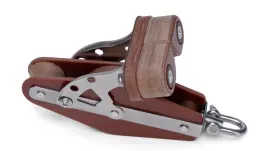 T02630 Barton Marine Tuphblox Tufnol Fiddle Block With Swivel Becket And Cleat / 12 Mm T02630 Barton Marine Tuphblox Tufnol Fiddle Block With Swivel Becket And Cleat / 12 Mm