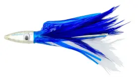 51448 Boone 514 Series Tuna Treat Blue/white Rigged 1.5oz 6in Fishing Lure