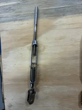 43-106 C. Sherman Johnson 43-105 C.s Jaw/swage Open Body Turnbuckle 3/16 Wire 5/16 Inch Pin