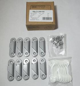 Clamcleat Cl258 Pr 10-pack New Cl258 Sailboat Racing Fine Line Rope Cleats Starboard