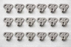 Clicknship24 1699765-dk 20pcs Marine Boat Flat Reefing Hook Lacing 316 Stainless Steel