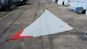 3127.93 Crusader Sails Sts15-6 Storm Tri-sail W 15-6 Luff From Boatersft Resale Shop Of Tx 2212