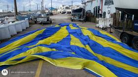 Doyle Sails J54-5s Asymetrical Spinnaker W 54-5 Luff From Boatersft Resale Shop Of Tx 2601 1002.92