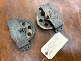 Edson 621-4 Flat Bronze Sheave Assembly Fig#621-4 4 Inch Mount Brack W 6 1/4
