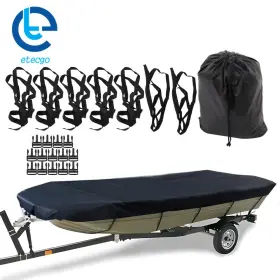 483391 Etecgo 210d 18ft Jon Boat Cover Heavy Duty Trailerable Beam Width Up To 75in