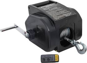Extreme Max 3006.8915 Reversible Electric Boat Winch With Controller 12v Dc And Line