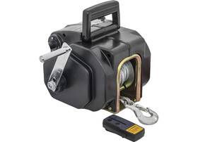 Extreme Max 3006.8921 Reversible Electric Boat Winch With Controller Steel Cable