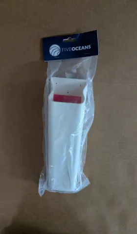 Fo4687 Five Oceans 11.5 Inch White Winch Handle Holder. New In Box