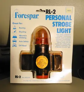 202102 Forespar Sailboat Rl-2 Personal Strobe Light New In Package