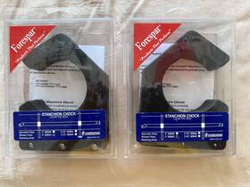 Forespar 300043 1 Pair Stanchion Chock 3 Inch Spinnaker Pole Diam 300043-unused In Package