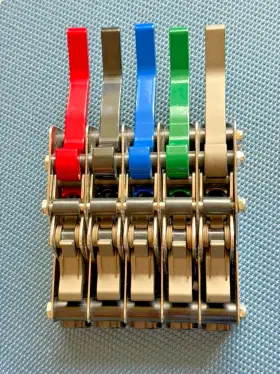 11-15s Garhauer Rope Clutch - 5 Quintiple Clutch. Stainless New 11-15s Garhauer Rope Clutch - 5 Quintiple Clutch. Stainless New