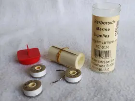 07-0124 Harborside Moody Marine Supplies Emergency Sail Repair Kit Complete New See Pics 07-0124 Harborside Moody Marine Supplies Emergency Sail Repair Kit Complete New See Pics