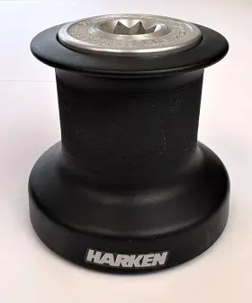 Harken 097653001638 New 6 Classic Plain-top Winch B6a Aluminum Single Speed Delrin Sleeve