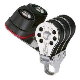 Harken 097653008439 22mm Triple Micro Block With Cam Cleat