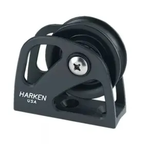 Harken 097653015208 1990 Sailboat Sailing 3 Inch 75mm Aluminum Mast Base Lead Fixed Block Harken 097653015208 1990 Sailboat Sailing 3 Inch 75mm Aluminum Mast Base Lead Fixed Block