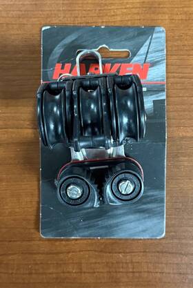 Harken 097653100522 29mm Triple Block Becket Cam Cleat - 347 New Free Shipping
