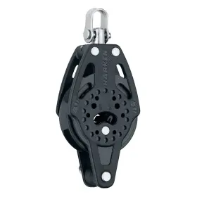 2136 Harken 57mm Carbo Single Ratchet Block With Swivel Becket - 2136 Harken 57mm Carbo Single Ratchet Block With Swivel Becket -