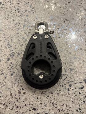 Harken 2600f 57mm Carbo Air Block With Swivel