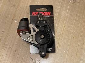 Harken 2616 57mm Single Carbo Air Sailboat Block With Cam Cleat Mainsheet Pulley