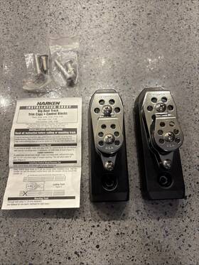 Harken 3185/3186 Big Boat End Controls. Pair 3185/3186. New Condition