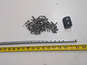 Harken 3805 Flat Mast Groove Track Pn 81 Inch Of Plus Screws And 1 End Cap