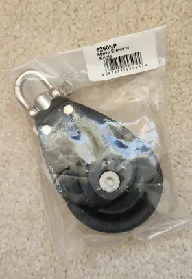 6260np Harken 60mm Single Aluminum Element Block