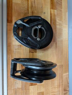 Harken C8957 Ttr 155mm Block Wide Sheave