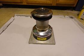 Harken Grcs-5067 46 Two Speed Arborist Winch On Grcs Base Plate