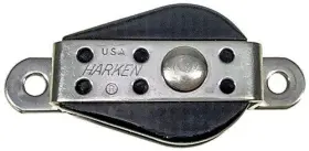 Har-029 Harken 29mm Bullet Cheek Block - Single Sheave No. Very Lightly Used