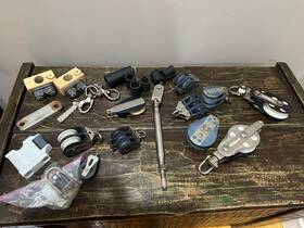 Harken Rf1039 Sail Boat Rigging Lot Blocks Shackles Turnbuckle