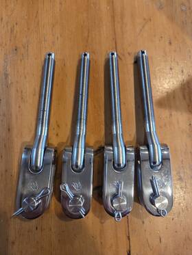 Hayn 12etjlh Marine Threaded T-bolt Toggle Jaw 1/2 Inch -20 Lh With Pin
