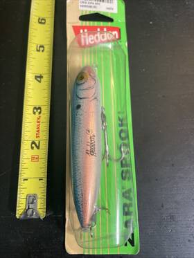 Heddon X9255gblsd Zara Spook G Finish Blue Shad 4.25 Inch 3/4 Oz Vintage Nib