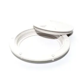 41370000 Hobie Deckplate Hatch Screw-in 5 Inch White #41370000 41370000 Hobie Deckplate Hatch Screw-in 5 Inch White #41370000