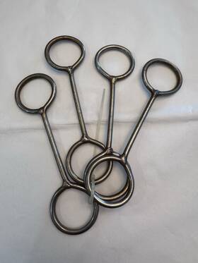 Hobie 792176220367 Cat Standard Trapeze Dog Bone #2001 - Stainless Steel Lot Of 4 Used