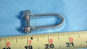 Hobie Sp180006 Stainless Steel Sailboat Shackle 1/4 Inch Captive Pin New