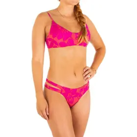Hb1136 Hurley Knock Out Moderate Side Tab Hipster Candy Pop Bikini Bottoms Sm