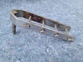J Boat 740507008238 J/24 Sailboat Rudder Brackets - Upper And Lower