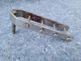 J Boat 740507008238 J/24 Sailboat Rudder Brackets - Upper And Lower