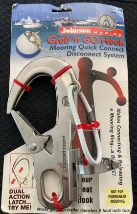 48-750 Johnson Marine Grab Ftn Go Mooring Hook