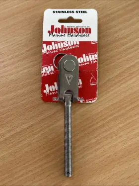 Sjn-12121 Johnson Marine - Sjn 12121 5/16-24 Inch Rigging Toggle / Shackle Ss New