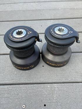Karver Kcw45 2x Compact Self Tailing Winch