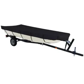 Law126084 Labwork 210d For Jon Boat Cover Fits 12ft-18ft L Beam Width Up To75in Black